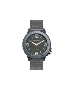 Unisex Cross Trails Analog Gray Nylon Strap Watch, 44mm