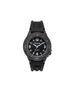 Unisex Trailhead Analog Black Silicone Strap Watch, 46mm