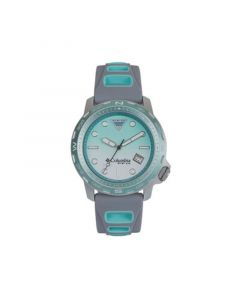 Unisex PFG Backcaster Blue, Gray Silicone Strap Watch, 43mm