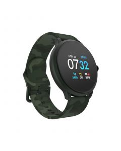 Unisex Sport 3 Dark Green Silicone Strap Smartwatch 45.3 mm