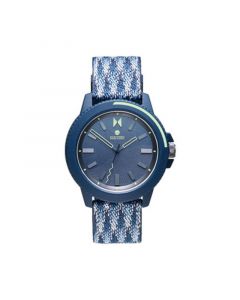 Men's Ocean Plastic Edition Blue Nylon Strap Watch 45mm