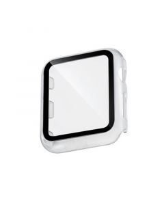 Clear Full Protection Bumper with Integrated Glass Cover Compatible with 42mm Apple Watch