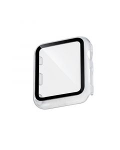 Clear Full Protection Bumper with Integrated Glass Cover Compatible with 40mm Apple Watch