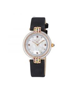 Gv2 Women's Matera 12805 Swiss Quartz Movement Italian Leather Watch 36mm