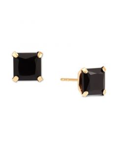 Onyx Stud Earrings in 14k Gold