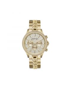 iTouch Women's Holiday Singles Gold-Tone Metal Bracelet Watch