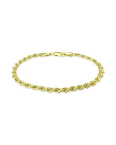 Rope Link Bracelet in 18k Gold-Plated Sterling Silver, Created for Macy's