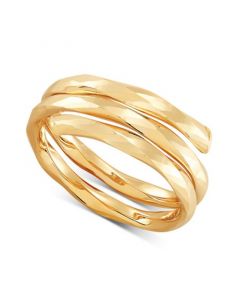 Polished Coil Statement Ring in 10k Gold