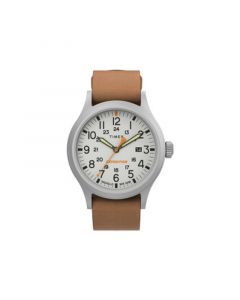 Men's Expedition Sierra Brown Leather Strap Watch 40 mm