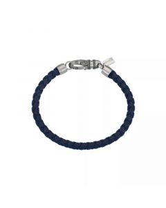 Men's Stainless Steel Leather Bracelet