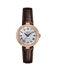 Women's Bellissima PVD Brown Leather Strap Watch 29mm