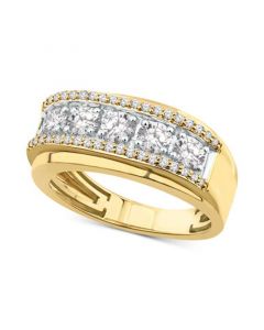 Men's Diamond Band (1-1/2 ct. t.w.) in 10k Gold