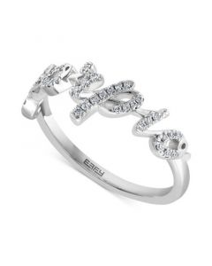 EFFY® Diamond Zodiac Scorpio Ring (1/8 ct. t.w.) in Sterling Silver