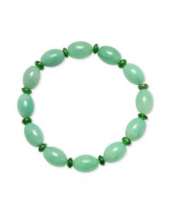 Jade & Chrome Diopside (2-7/8 ct. t.w.) Stretch Bracelet