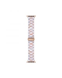 Claire Blush Tortoise Resin Link Band for Apple Watch, 38mm-40mm