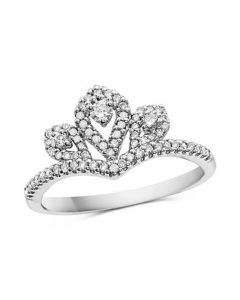 Diamond Tiara Ring (1/3 ct. t.w.) in 10k White Gold