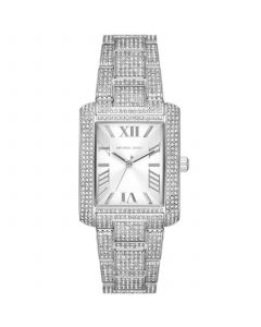 Women's Emery Three Hand Silver-Tone Stainless Steel Bracelet Watch 40mm