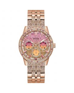 Women's Glitz Rose Gold-Tone Stainless Steel Bracelet Watch 40mm