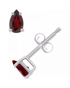 Garnet Pear Stud Earrings (1/2 ct. t.w.) in 14k Gold