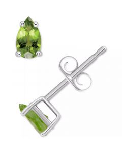 Peridot Pear Stud Earrings (1/2 ct. t.w.) in 14k Gold