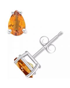 Citrine Pear Stud Earrings (3/4 ct. t.w.) in 14k Gold