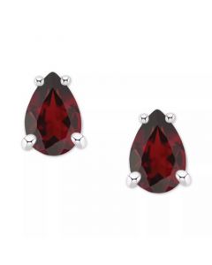 Garnet Pear Stud Earrings (1 ct. t.w.) in 14k Gold