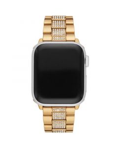 Gold-Tone Stainless Steel Curb Chain Band for Apple Watch 38mm and 40mm