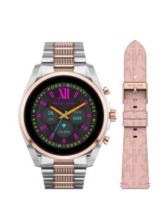 Women's Gen 6 Bradshaw Two-Tone Stainless Steel Smartwatch with Strap Set, 44mm