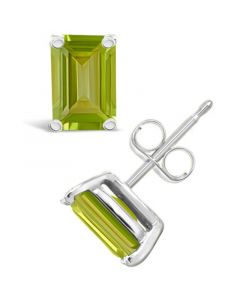 Peridot (1-3/8 ct. t.w.) Stud Earrings in 14K Yellow Gold or 14K White Gold