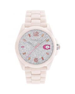 Women's Greyson Soft Pink Ceramic Bracelet Watch 36mm