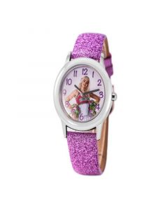 Girl's Disney Zombies 2 Purple Leather Strap Watch 32mm