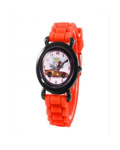 Boy's Disney Cars 3 Plastic Red Silicone Strap Watch 32mm