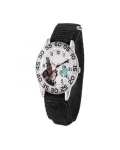 Boy's Disney Soul Black Nylon Strap Watch 32mm