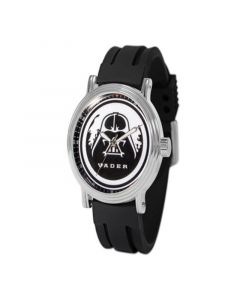 Men's Disney Star Wars Darth Vader Alloy Black Rubber Strap Watch 44mm