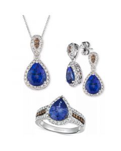 Blueberry Tanzanite (2 ct. t.w.) & Diamond (5/8 ct. t.w.) Jewelry Collection in 14k White Gold