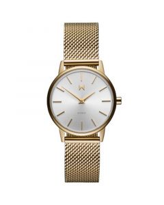 Women's Avenue Gold-Tone Mesh Bracelet Watch 28mm