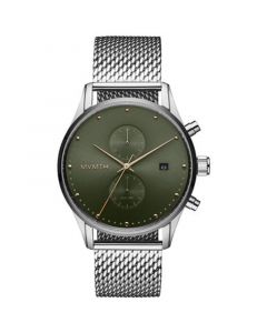 Men's Voyager Stainless Steel Mesh Bracelet Watch 42mm