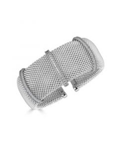 Diamond Cuff Bracelet (1/2 ct. t.w.) in Sterling Silver