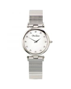 Unisex Swiss Classic Diamond (1/8 ct. t.w.) Stainless Steel Bracelet Watch 33mm