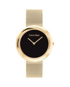 Gold-Tone Mesh Bracelet Watch 34mm