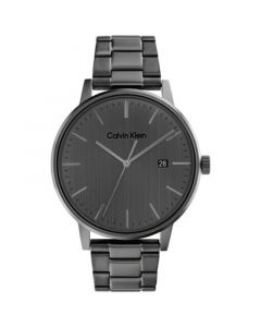 Gray Stainless Steel Bracelet Watch 43mm