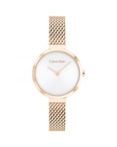 Carnation Gold-Tone Mesh Bracelet Watch 28mm