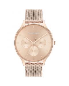 Carnation Gold-Tone Mesh Bracelet Watch 38mm