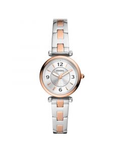 Women's Carlie Sport Mini Three Hand, Two Tone Stainless Steel Bracelet Watch 28mm