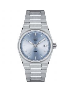 Unisex PRX Silver-Tone Stainless Steel Bracelet Watch 35mm