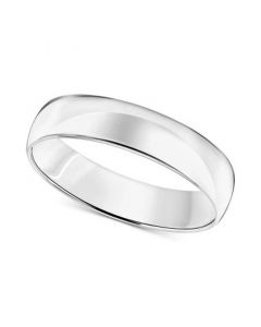 Men's Comfort Fit Wedding Band (5mm) in 14k Gold or 14k White Gold