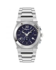 Men's Swiss Chronograph Vega Stainless Steel Bracelet Watch 42mm