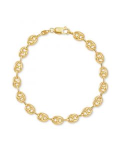 Mariner Link Chain Bracelet in 10k Gold