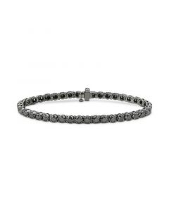 Men's Black Diamond Tennis Bracelet (10 ct. t.w.) in Black Rhodium-Plated Sterling Silver