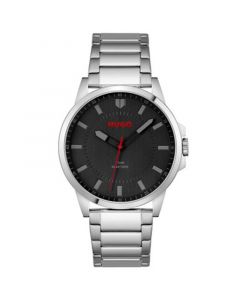 First Men's Silver-Tone Stainless Steel Bracelet Watch 43mm